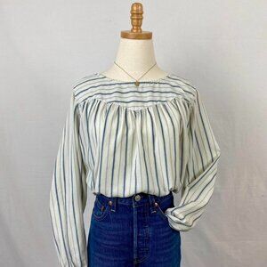 Striped Peasant Blouse